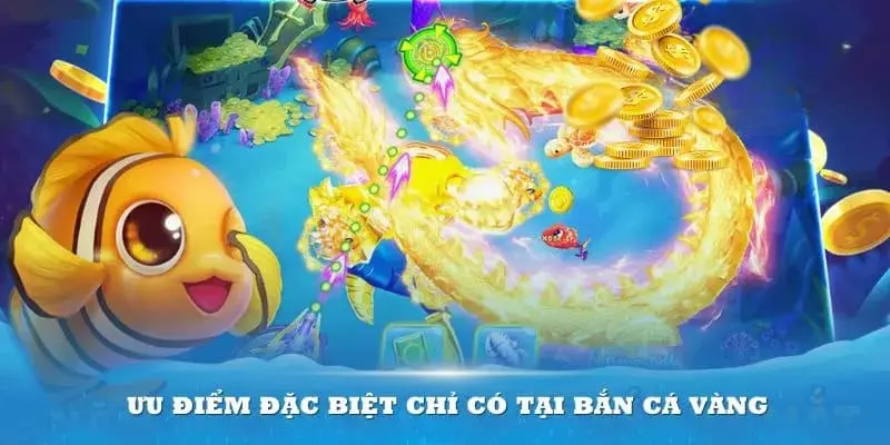 Bắn Cá Vàng - Đồng Hành Cùng 8KBET Chinh Phục Đại Dương 2 Bắn cá vàng có nhiều ưu điểm nổi bật